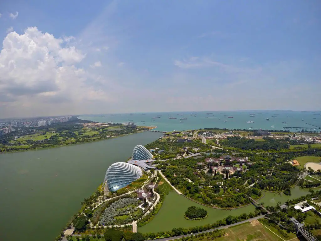 Bird's view Singapore