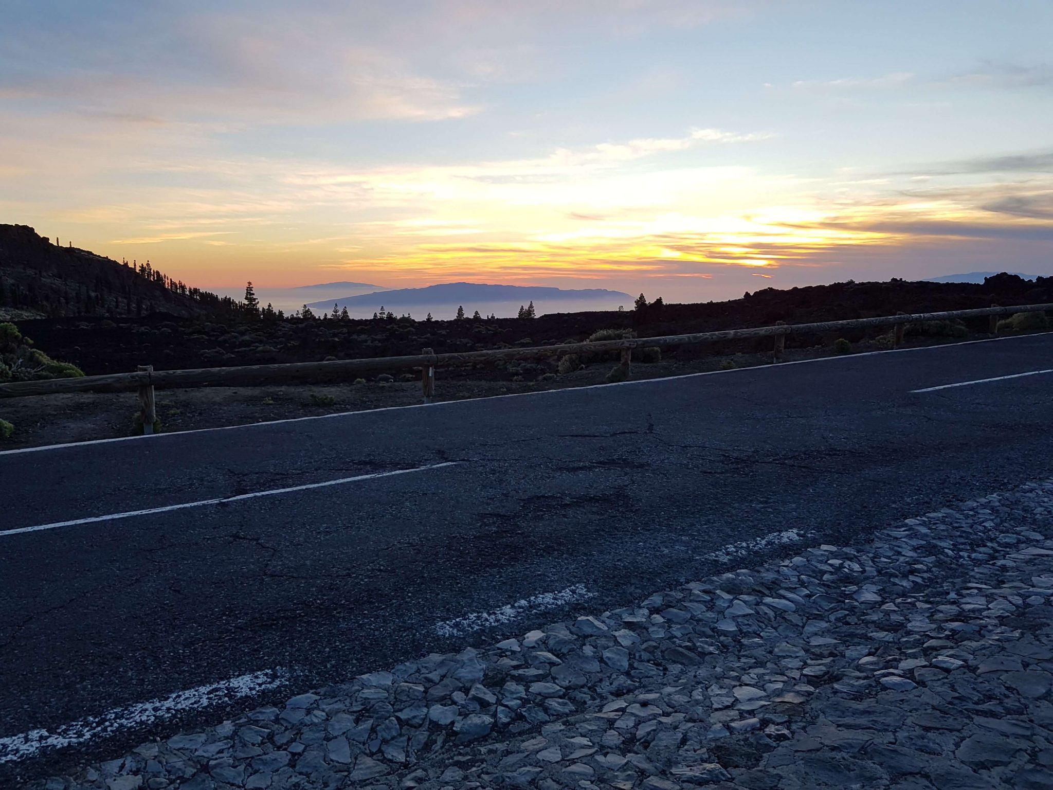 Sunset from Teide volcano