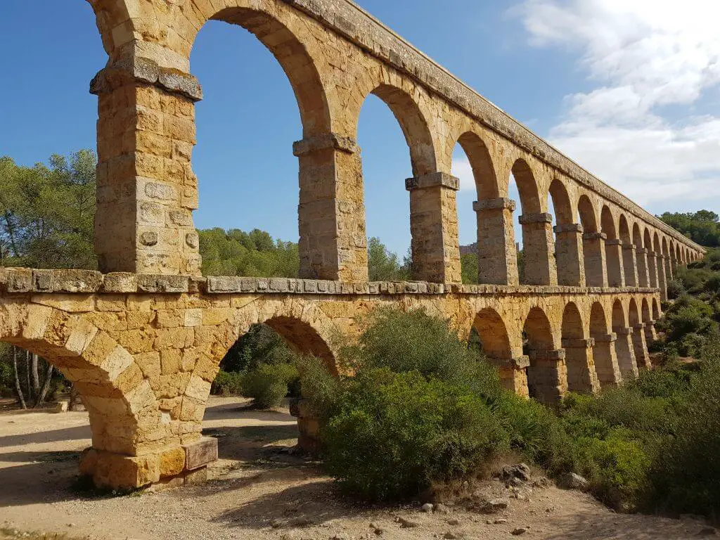 Les Ferreres Aqueduct near Tarragona, Spain - itinerary for traveling to Tarragona