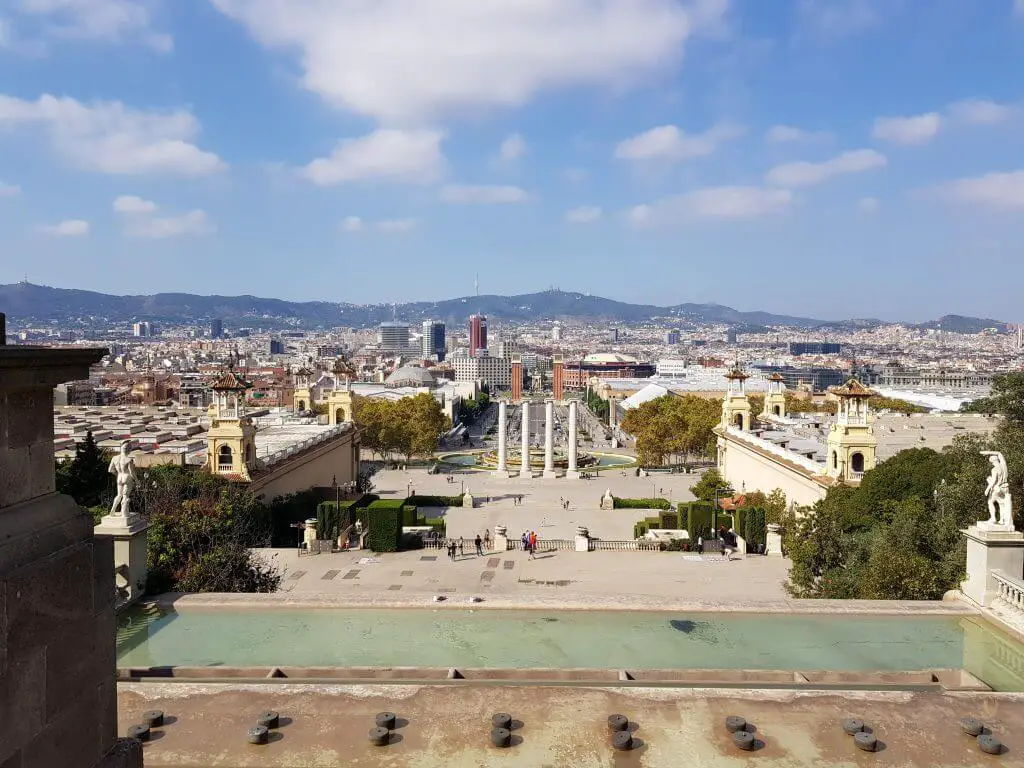 View from Palau National, Barcelona