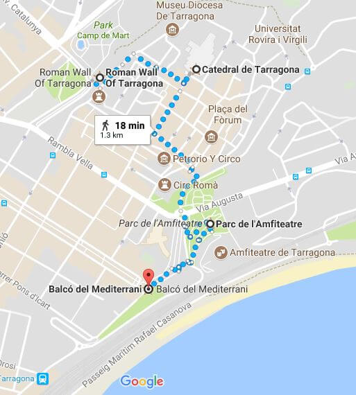 Tarragona map