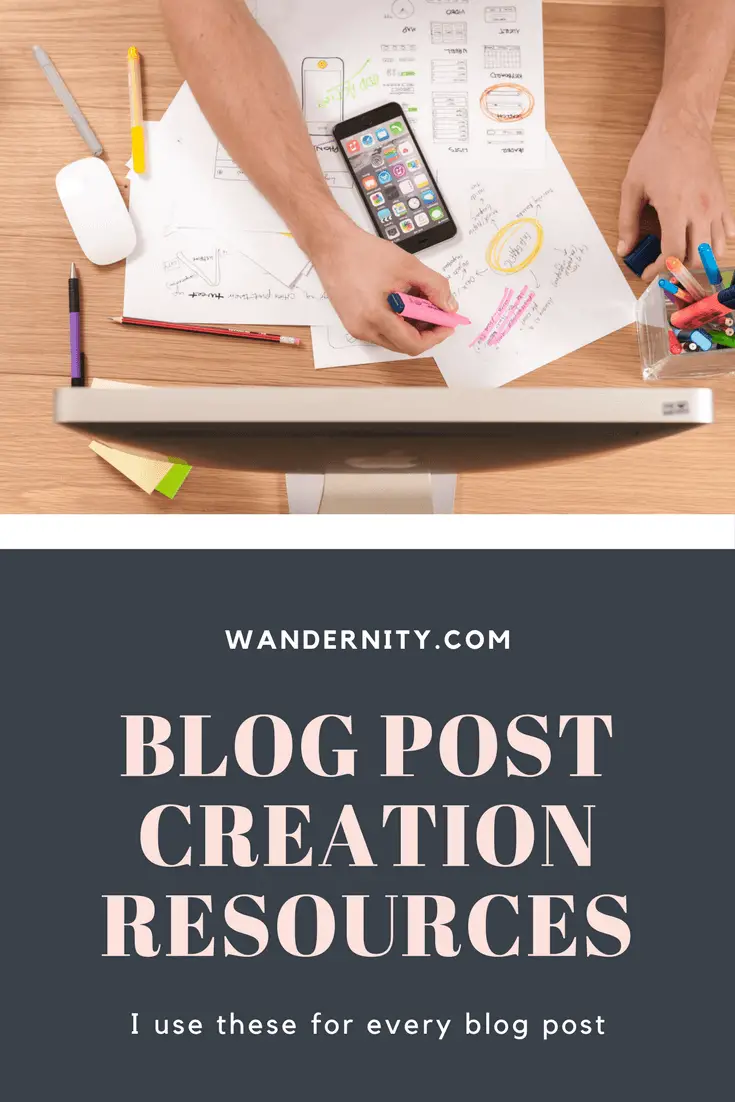 Blog post creation resources