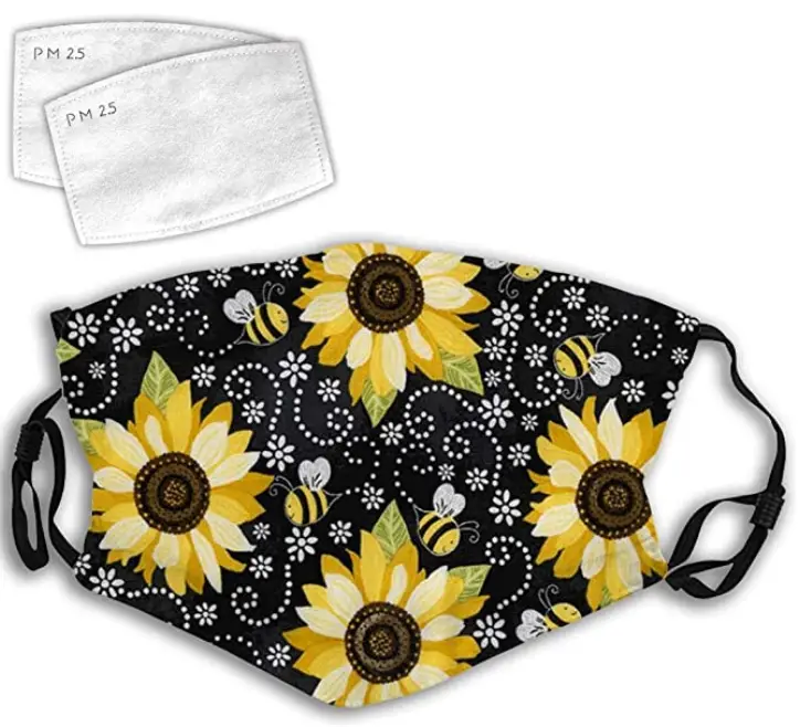 Sunflower-mask-with-a-replaceable-filter