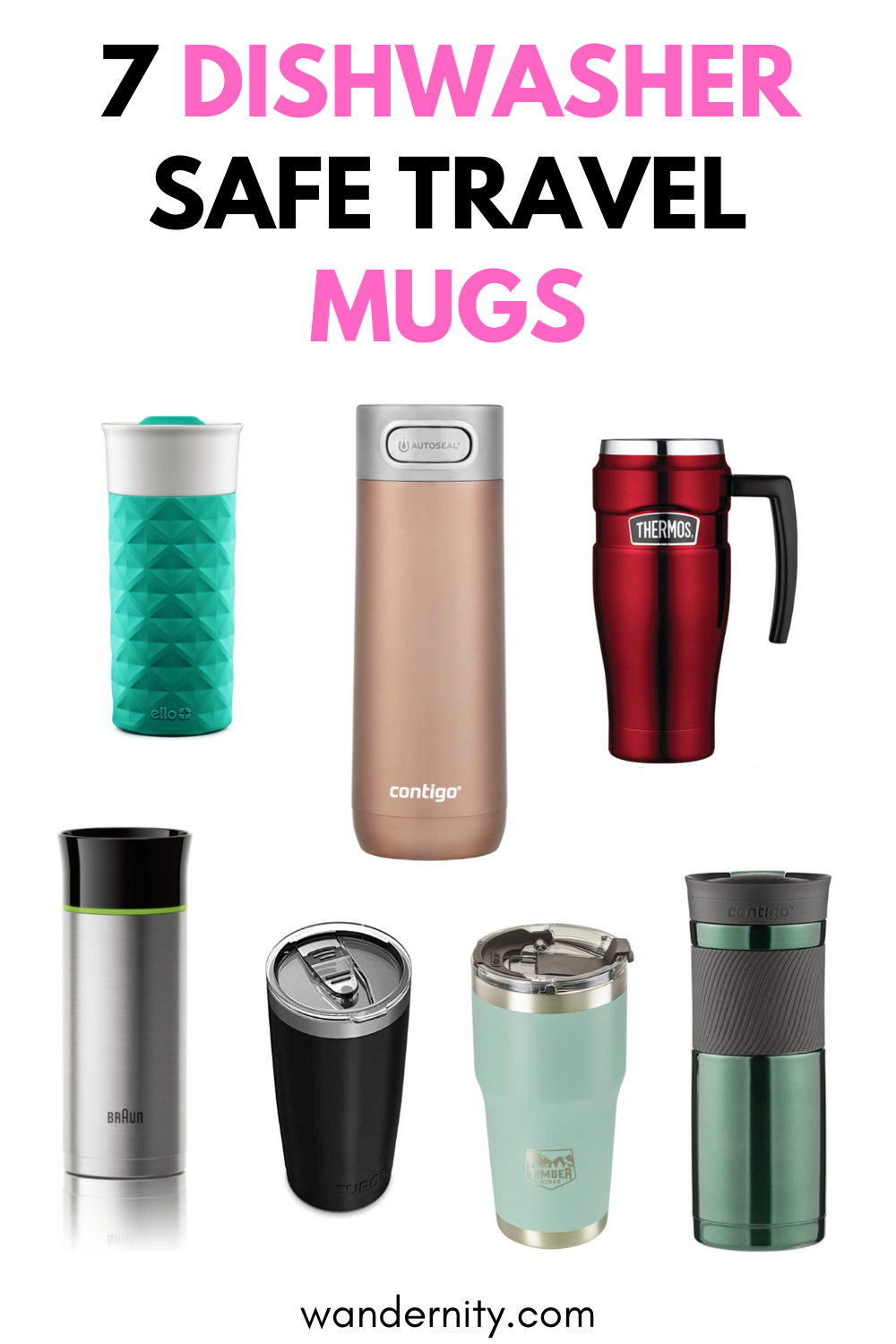 Best Dishwasher Safe Travel Mugs Wandernity
