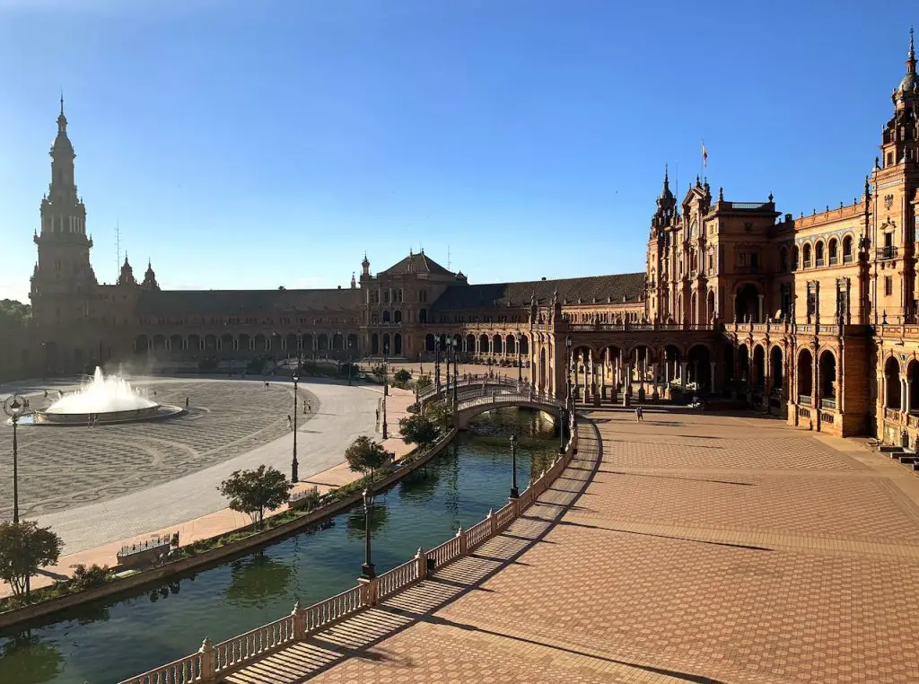 Plaza Espana in Seville, Spain