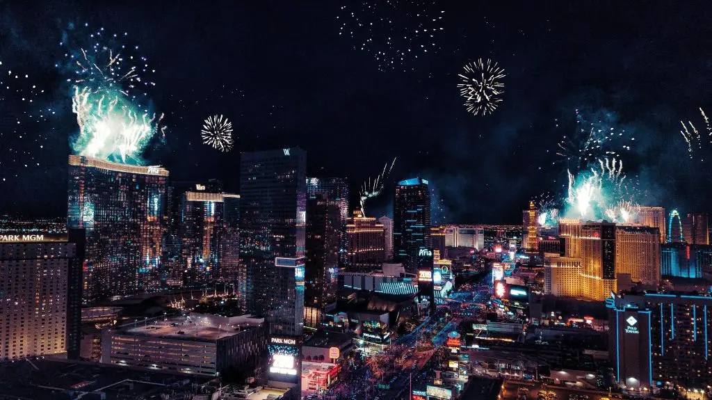 New Year in Las Vegas, USA