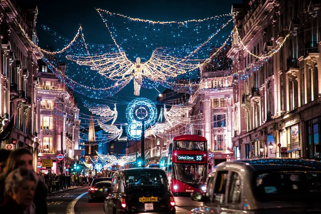 London, England in winter