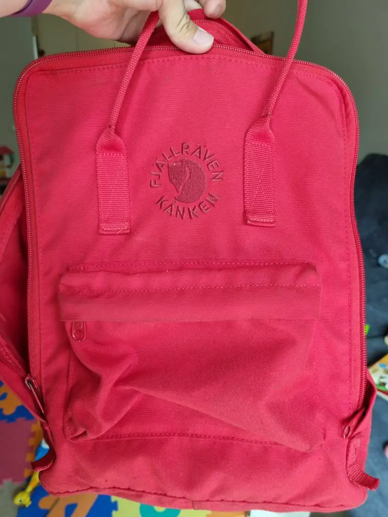 Dirty Fjällräven Re-Kånken backpack