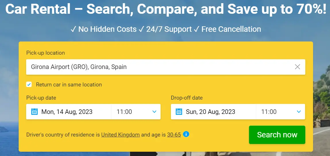 Renting a Car in Girona Airport, Spain What You Need to Know in 2024