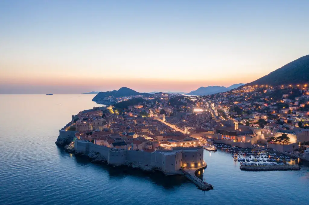 aerial view of Dubrovnik near body of water during daytime